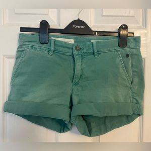 Sea foam blue shorts from Anthropologie. Size 27